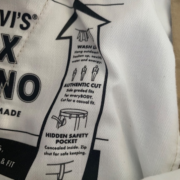 Levi's XX Chino Tan Khaki Pants 32x32 Authentic Fit Classic Straight - Picture 14 of 14